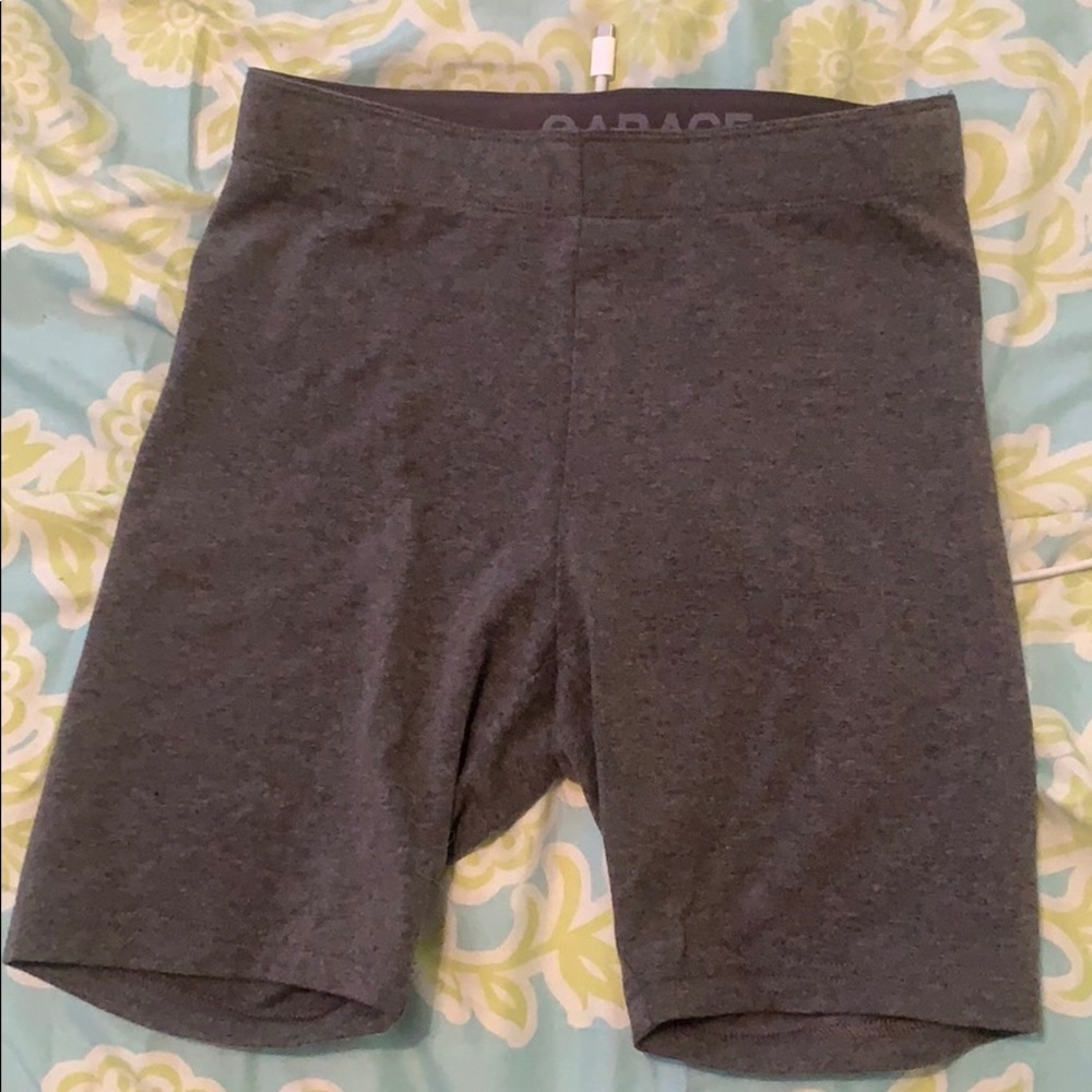 Grey Biker Shorts